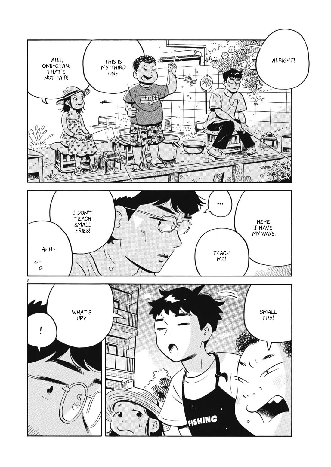 Hirayasumi Chapter 68 page 8 - Chapter 68: Encounters and high-fives