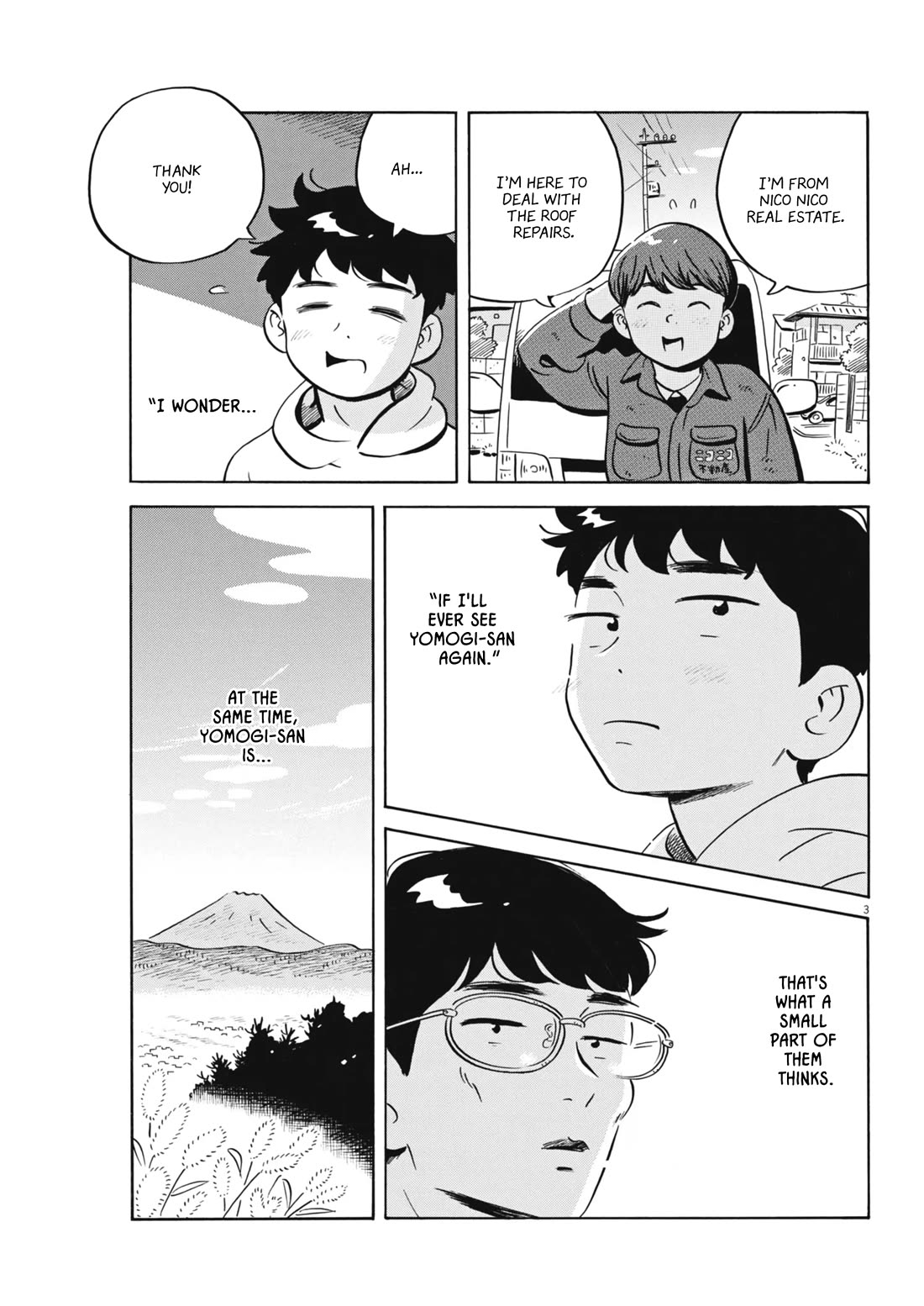 Hirayasumi Chapter 78 page 3 - Chapter 78: Yomogi-san's Solo Trip