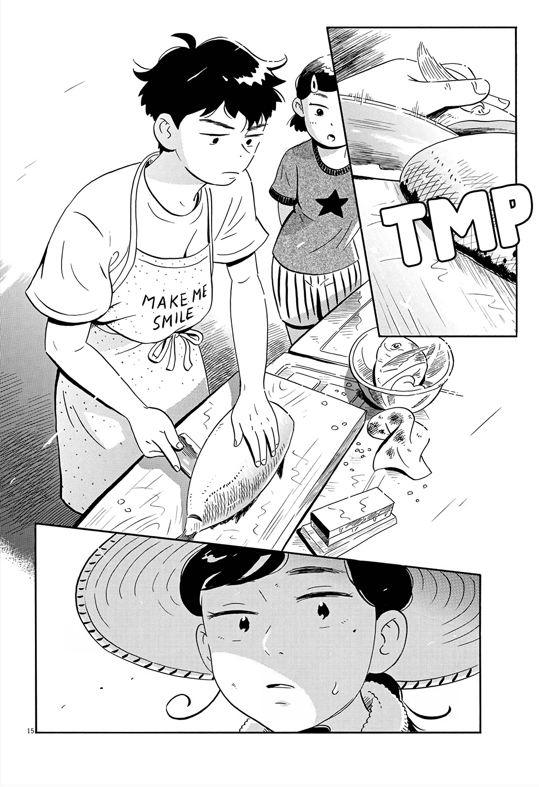 Hirayasumi Chapter 8 page 15 - Chapter 8: Cutting Board and Shima-aji