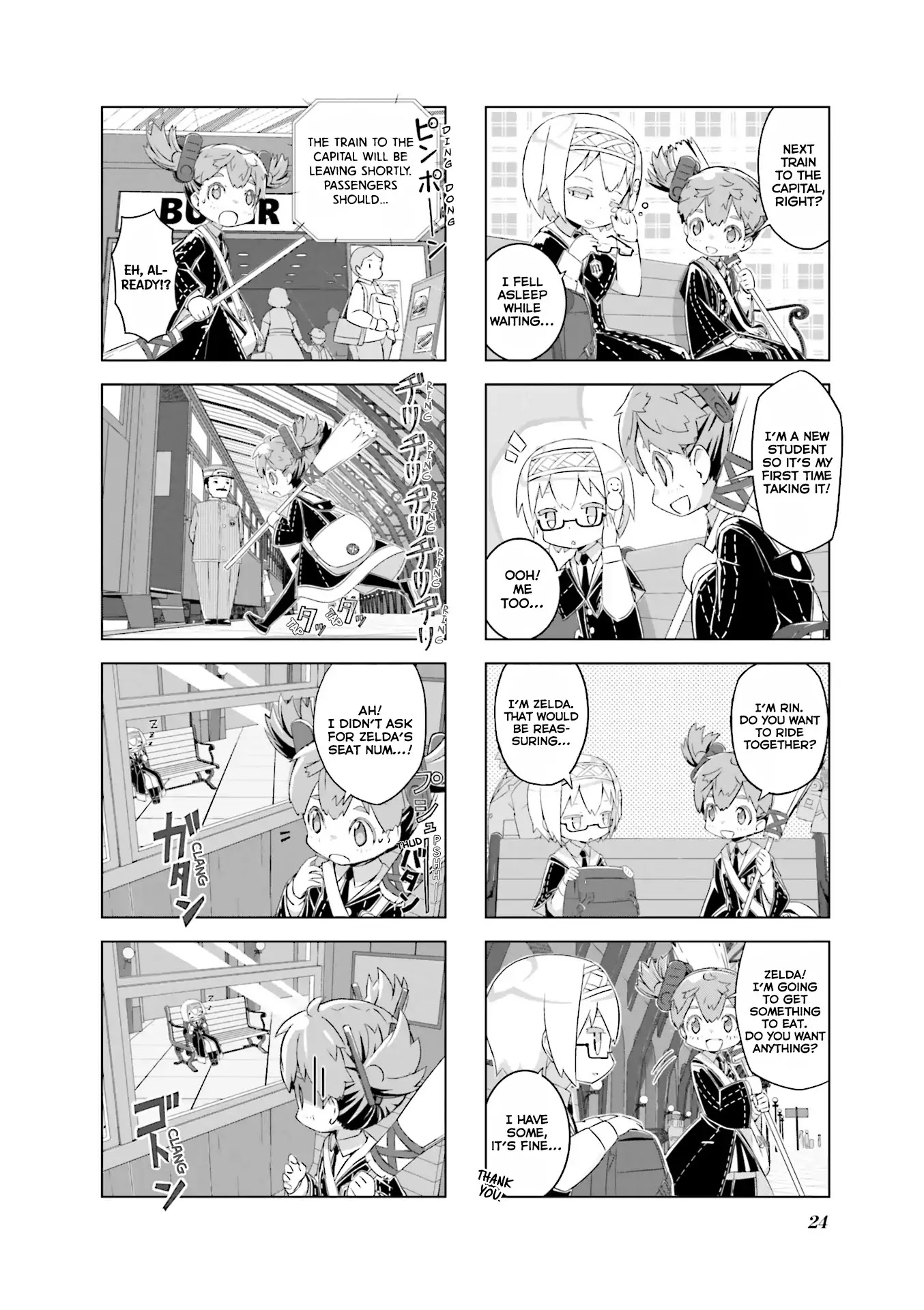 Hirogaru Chizu to Houkiboshi Chapter 2 page 5 - Chapter 2: Train Trip and Zelda