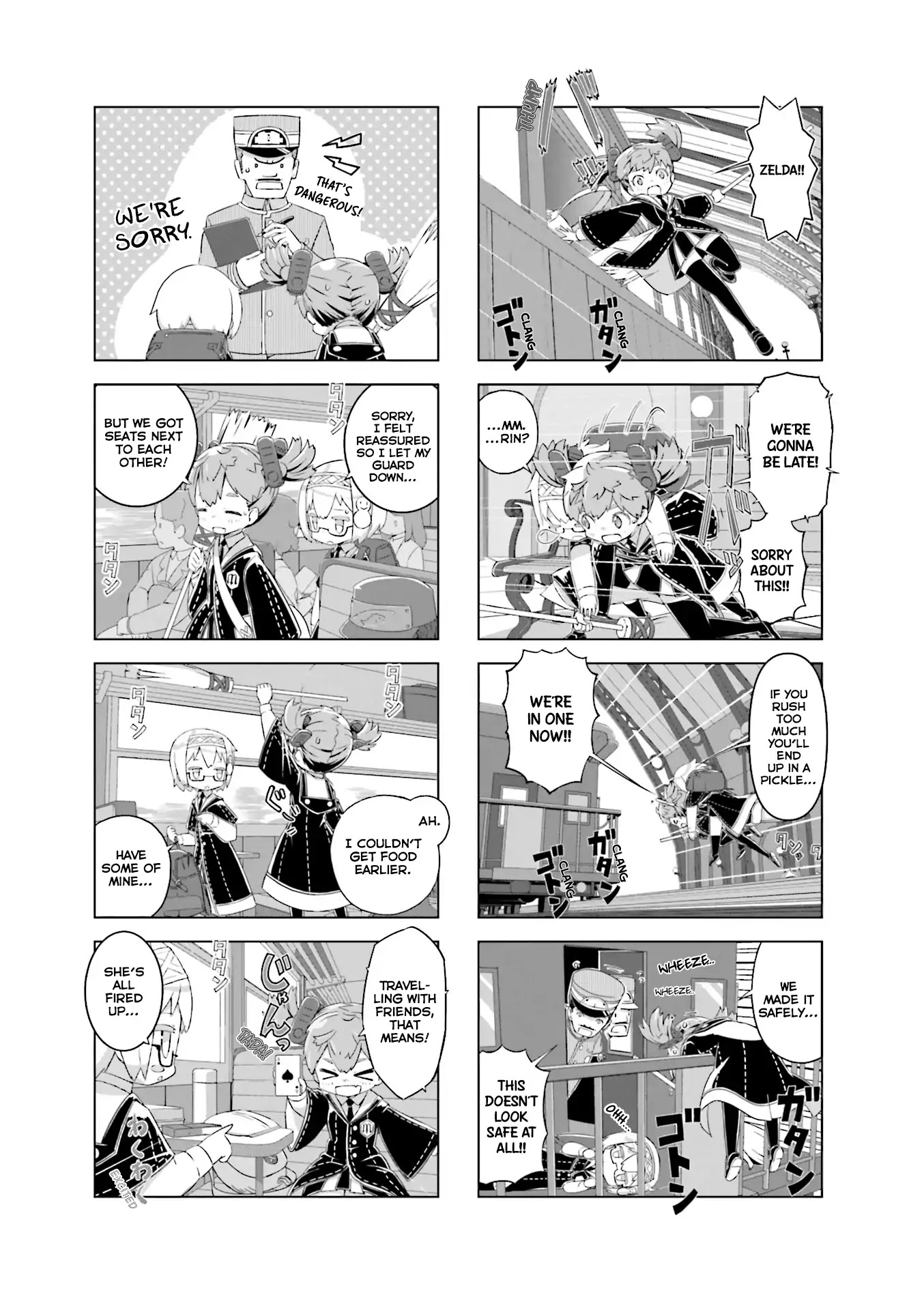 Hirogaru Chizu to Houkiboshi Chapter 2 page 6 - Chapter 2: Train Trip and Zelda