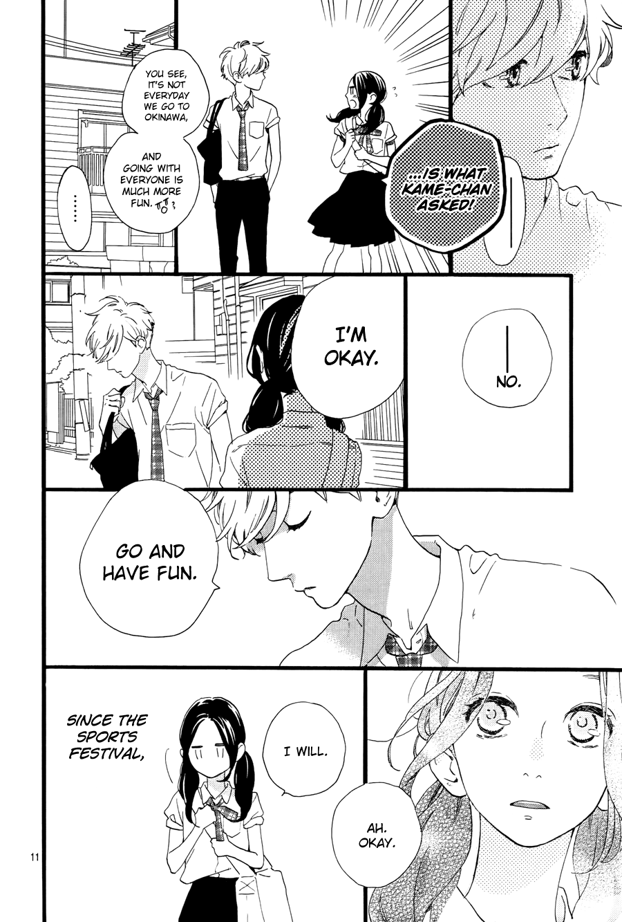 Hirunaka no Ryuusei Chapter 72 page 12 - Chapter 72