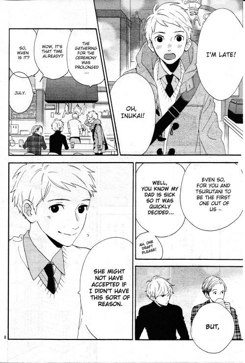 Hirunaka no Ryuusei Chapter 78.9 page 8 - Chapter 78.9: Mamura: Red