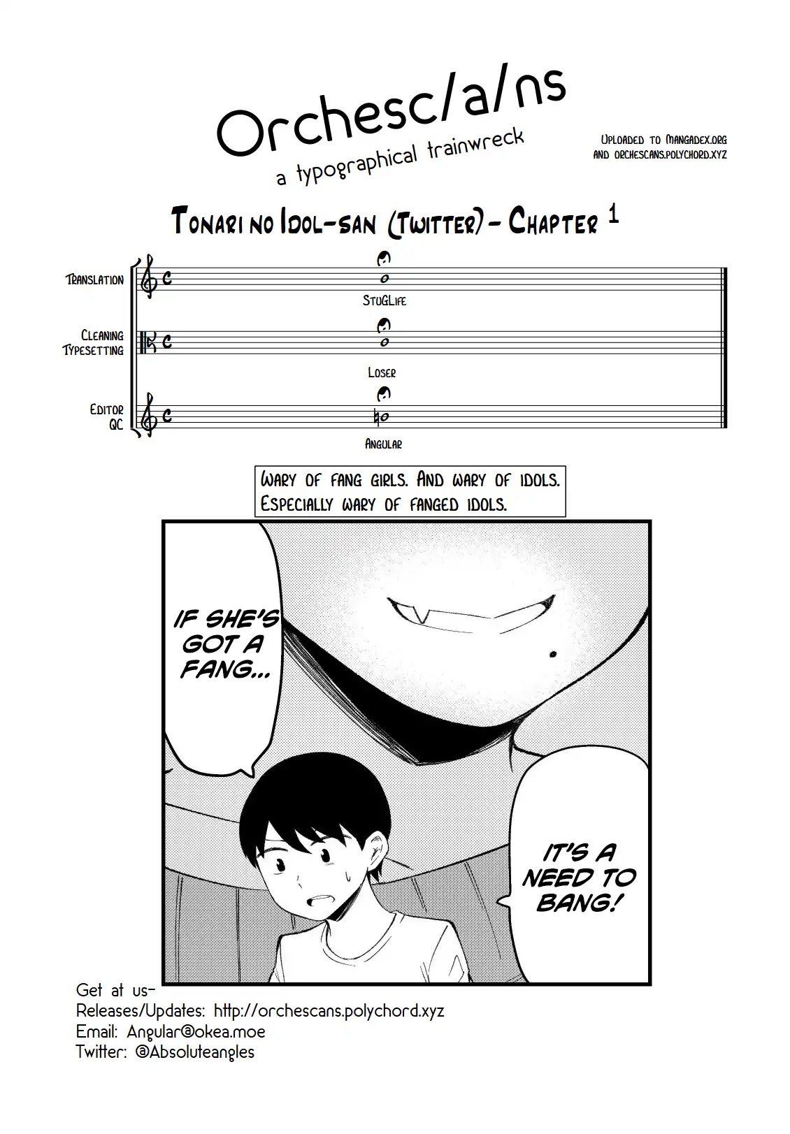 His Favorite Idol Moves in Next Door, the Romcom Chapter 1 page 5 - Chapter 1: The Ideal Connection Between an Idol and an Otaku