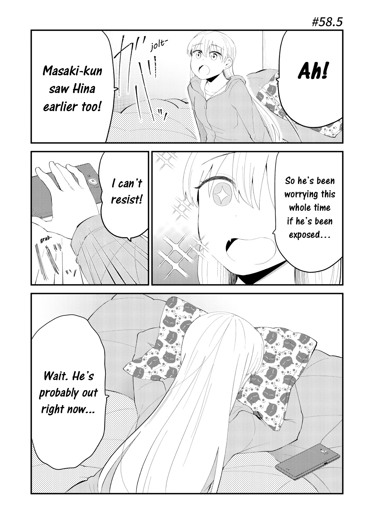 His Favorite Idol Moves in Next Door, the Romcom Chapter 58.5 page 1 - Chapter 58.5