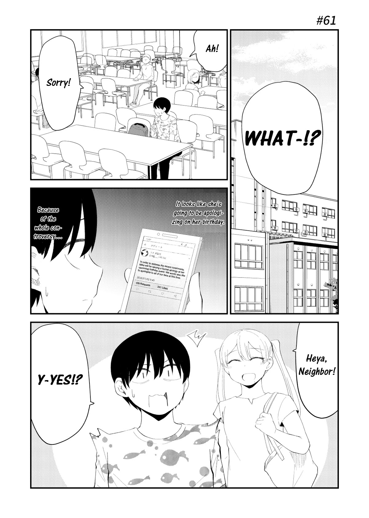 His Favorite Idol Moves in Next Door, the Romcom Chapter 61 page 1 - Chapter 61