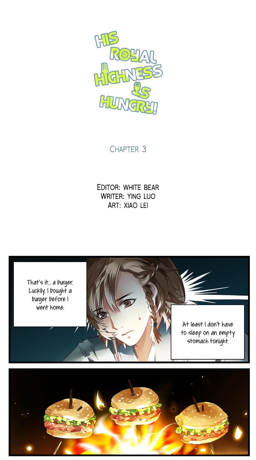 His Royal Highness is Hungry Chapter 3 page 3 - Chapter 3: Why don't I get rich by selling hamburgers?