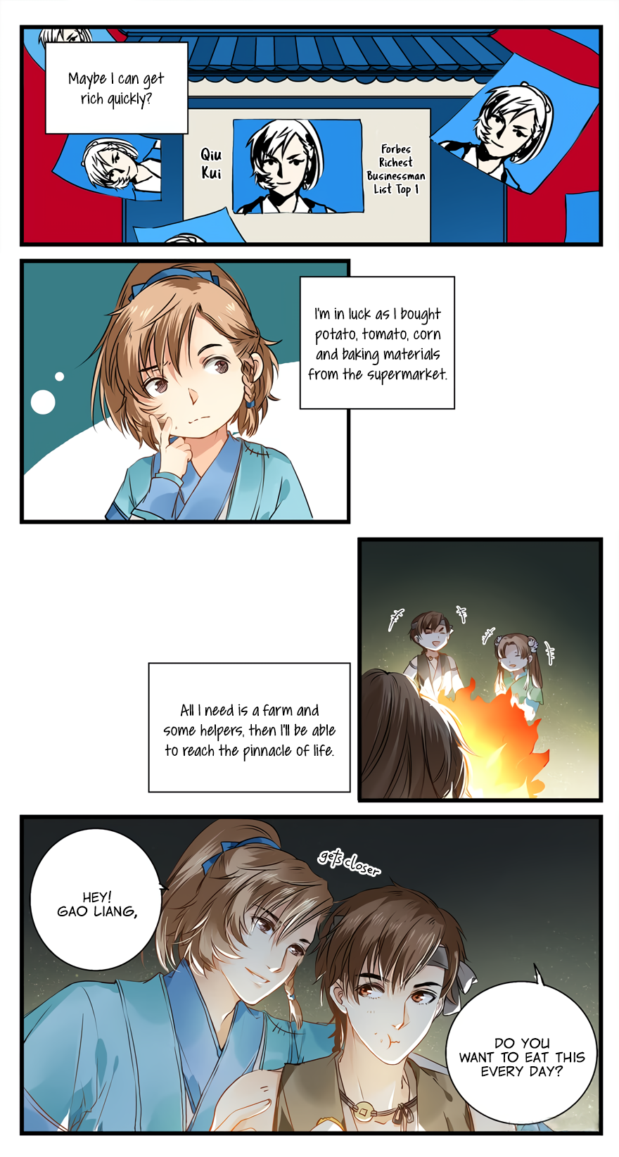His Royal Highness is Hungry Chapter 3 page 8 - Chapter 3: Why don't I get rich by selling hamburgers?
