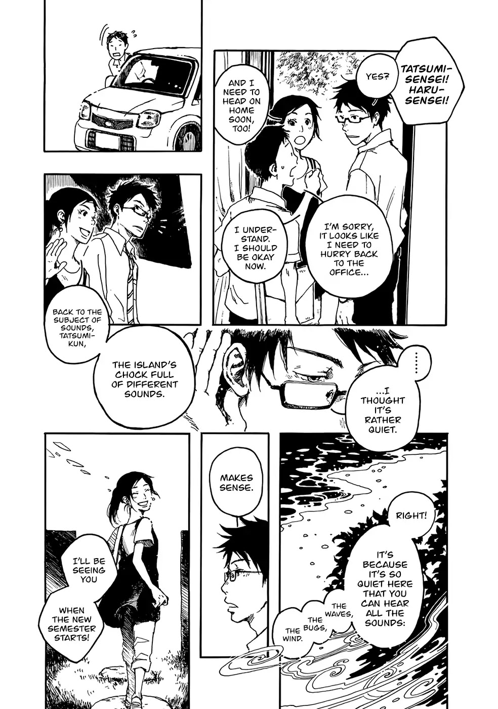 Hisakata no oto Chapter 1 page 38 - Chapter 1: The Sound of Beginnings