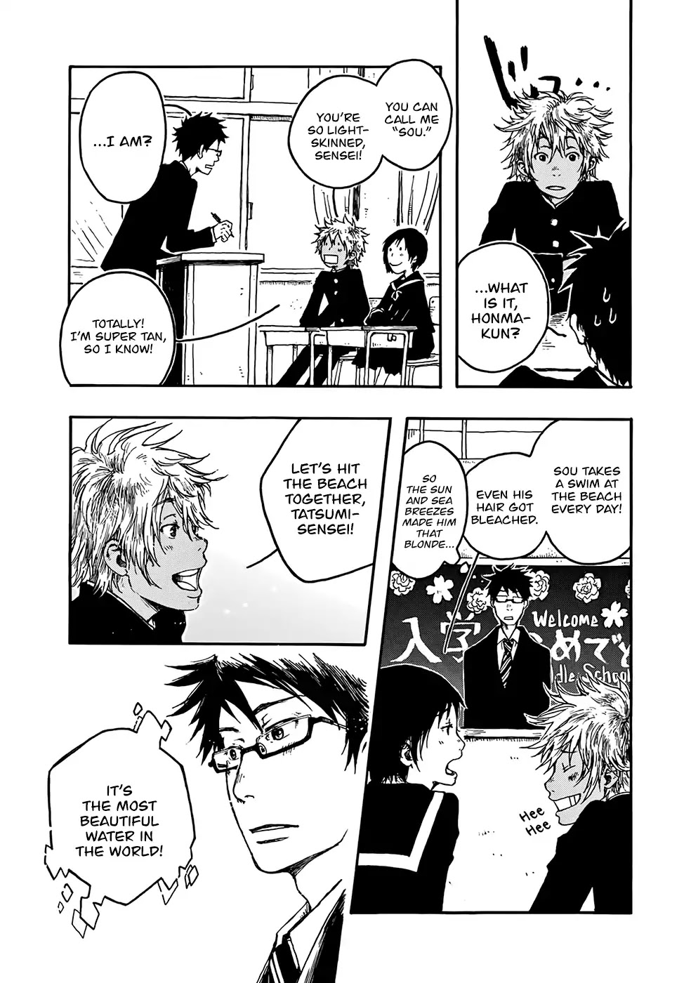 Hisakata no oto Chapter 2 page 13 - Chapter 2: The Sound Of Waves