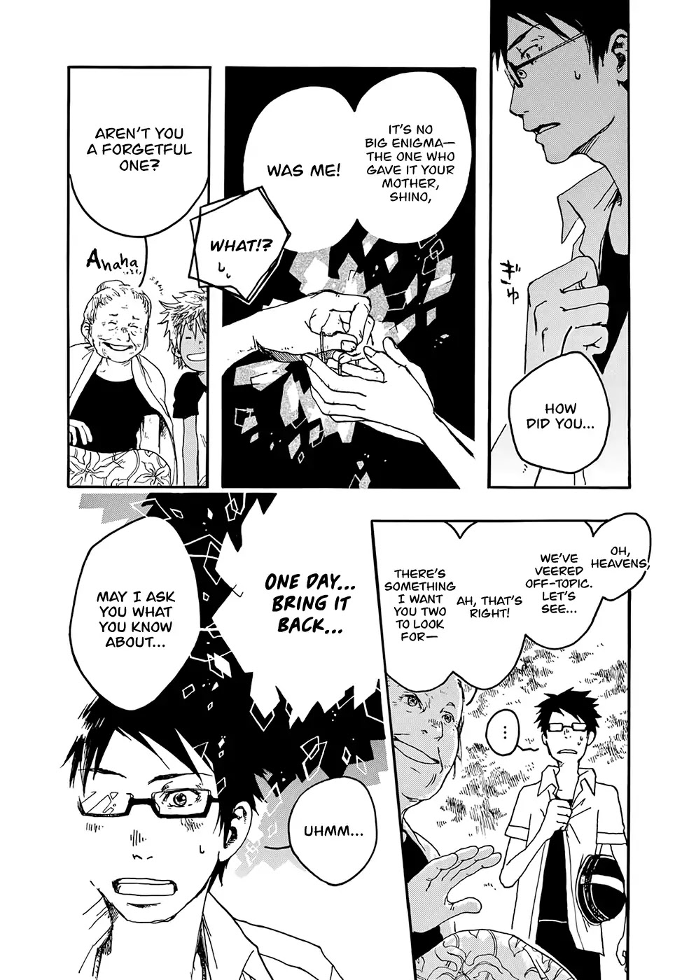 Hisakata no oto Chapter 3 page 10 - Chapter 3: The Sound of Thunder