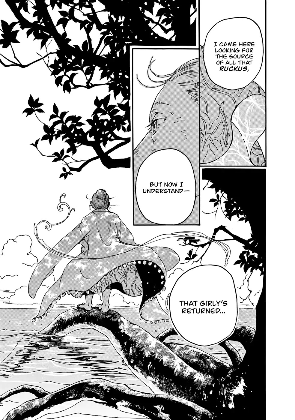 Hisakata no oto Chapter 3 page 2 - Chapter 3: The Sound of Thunder