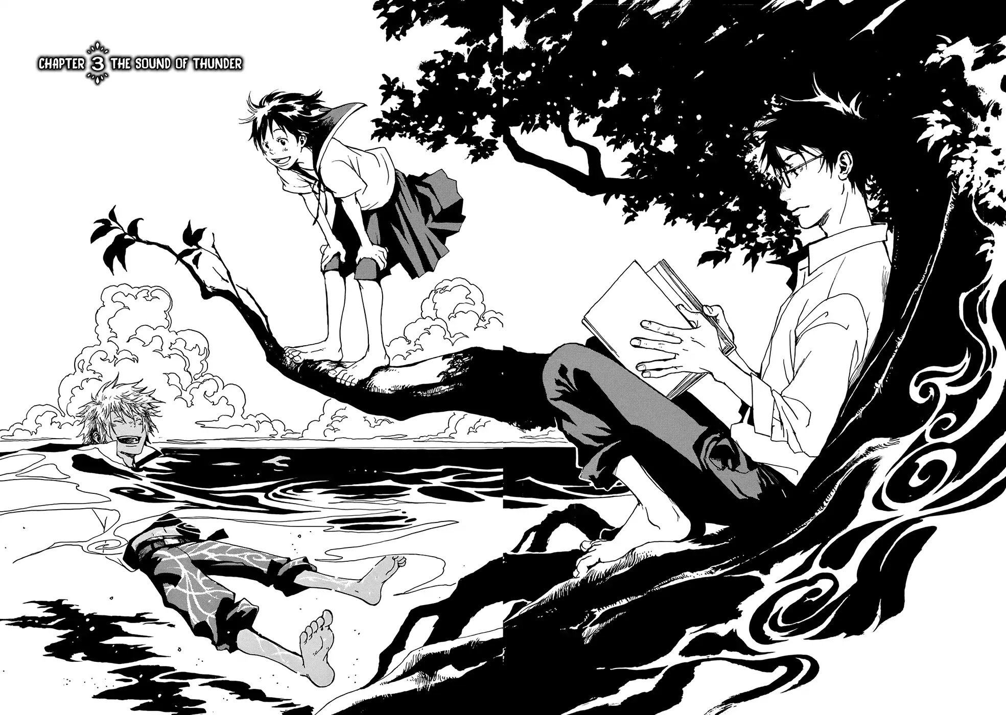 Hisakata no oto Chapter 3 page 3 - Chapter 3: The Sound of Thunder