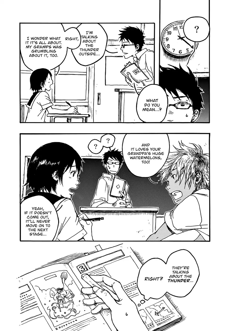 Hisakata no oto Chapter 3 page 5 - Chapter 3: The Sound of Thunder