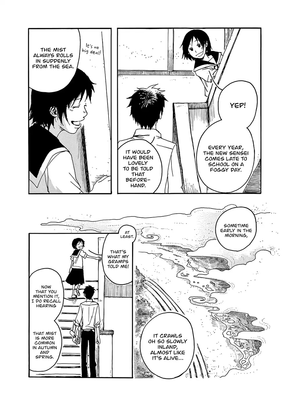 Hisakata no oto Chapter 4 page 13 - Chapter 4: The Sound Of Mist