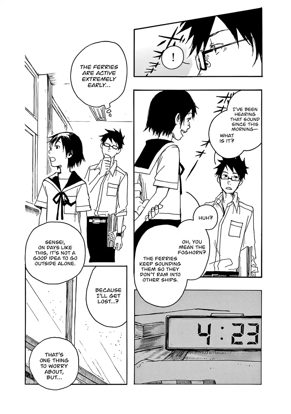 Hisakata no oto Chapter 4 page 14 - Chapter 4: The Sound Of Mist