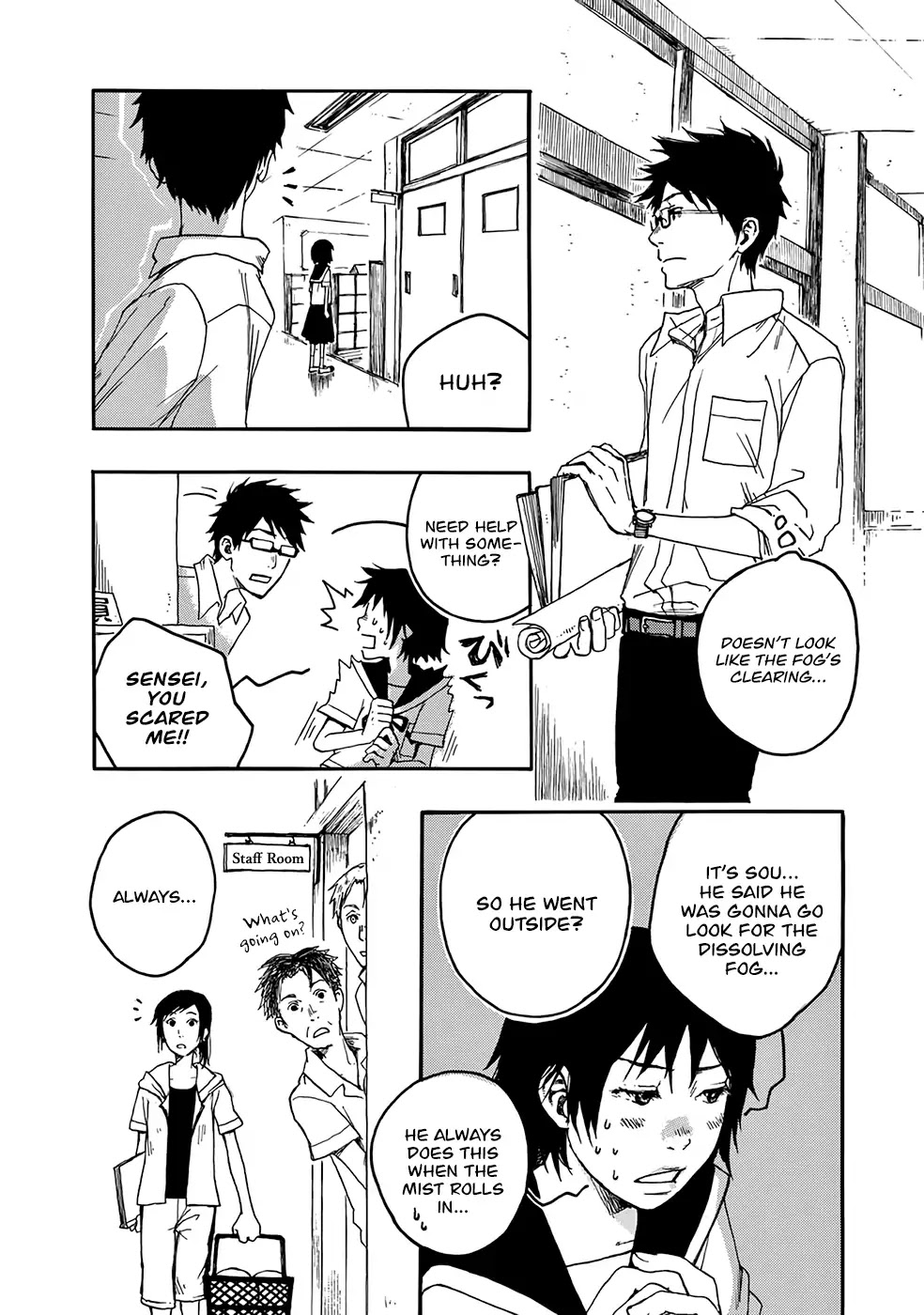 Hisakata no oto Chapter 4 page 17 - Chapter 4: The Sound Of Mist