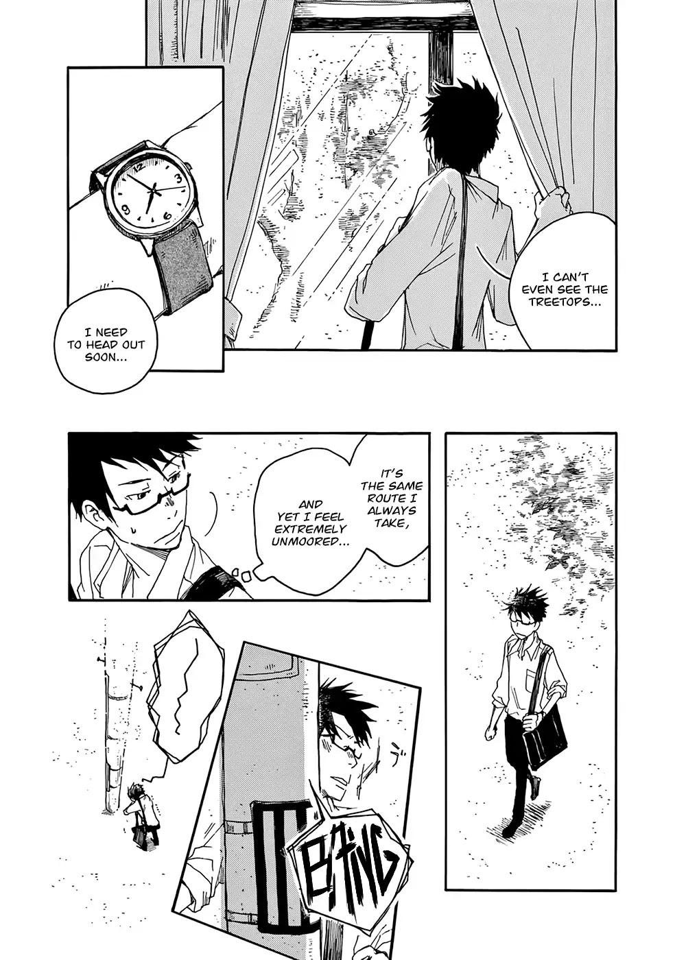 Hisakata no oto Chapter 4 page 9 - Chapter 4: The Sound Of Mist
