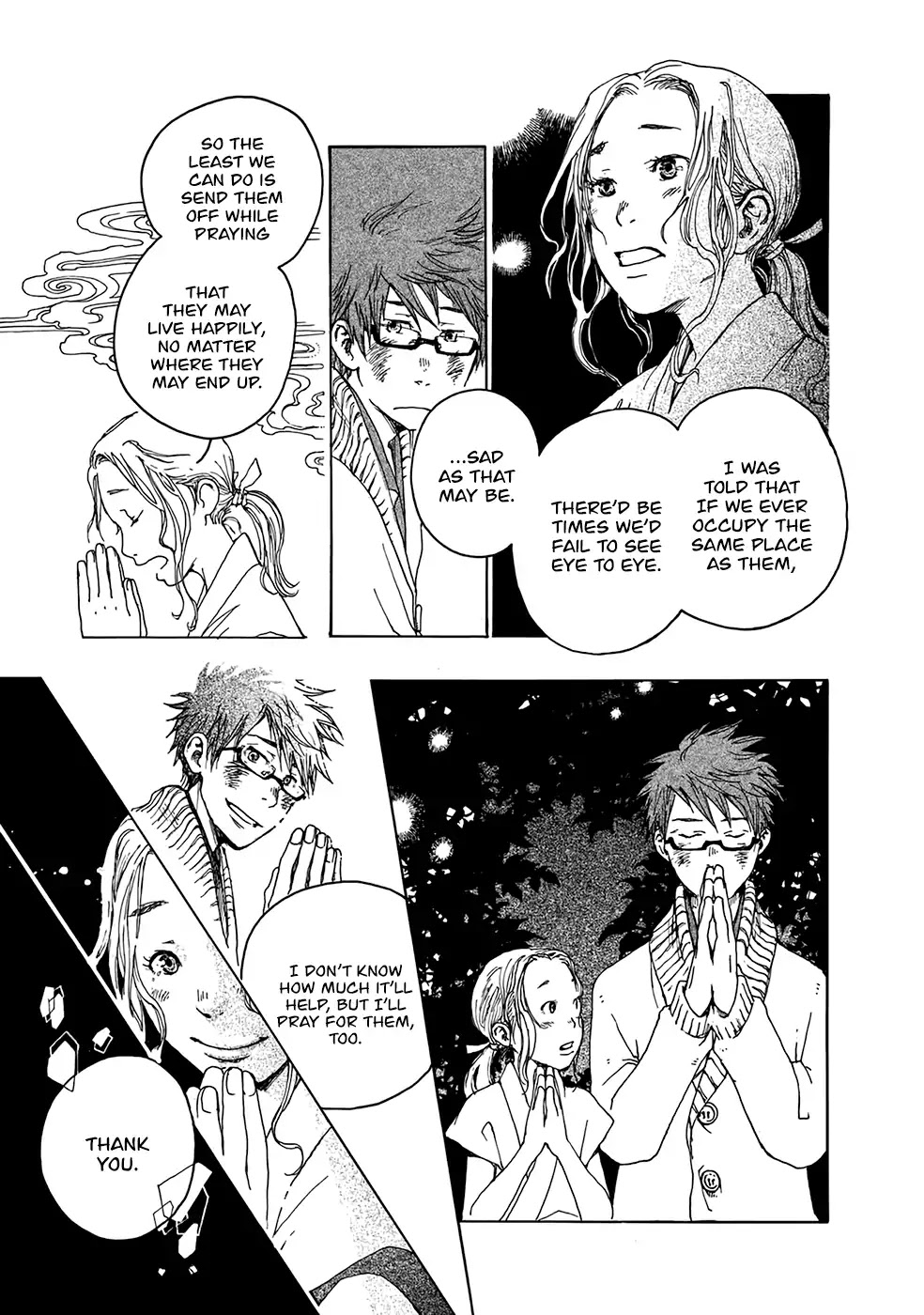 Hisakata no oto Chapter 5 page 14 - Chapter 5: The Sound of Insects