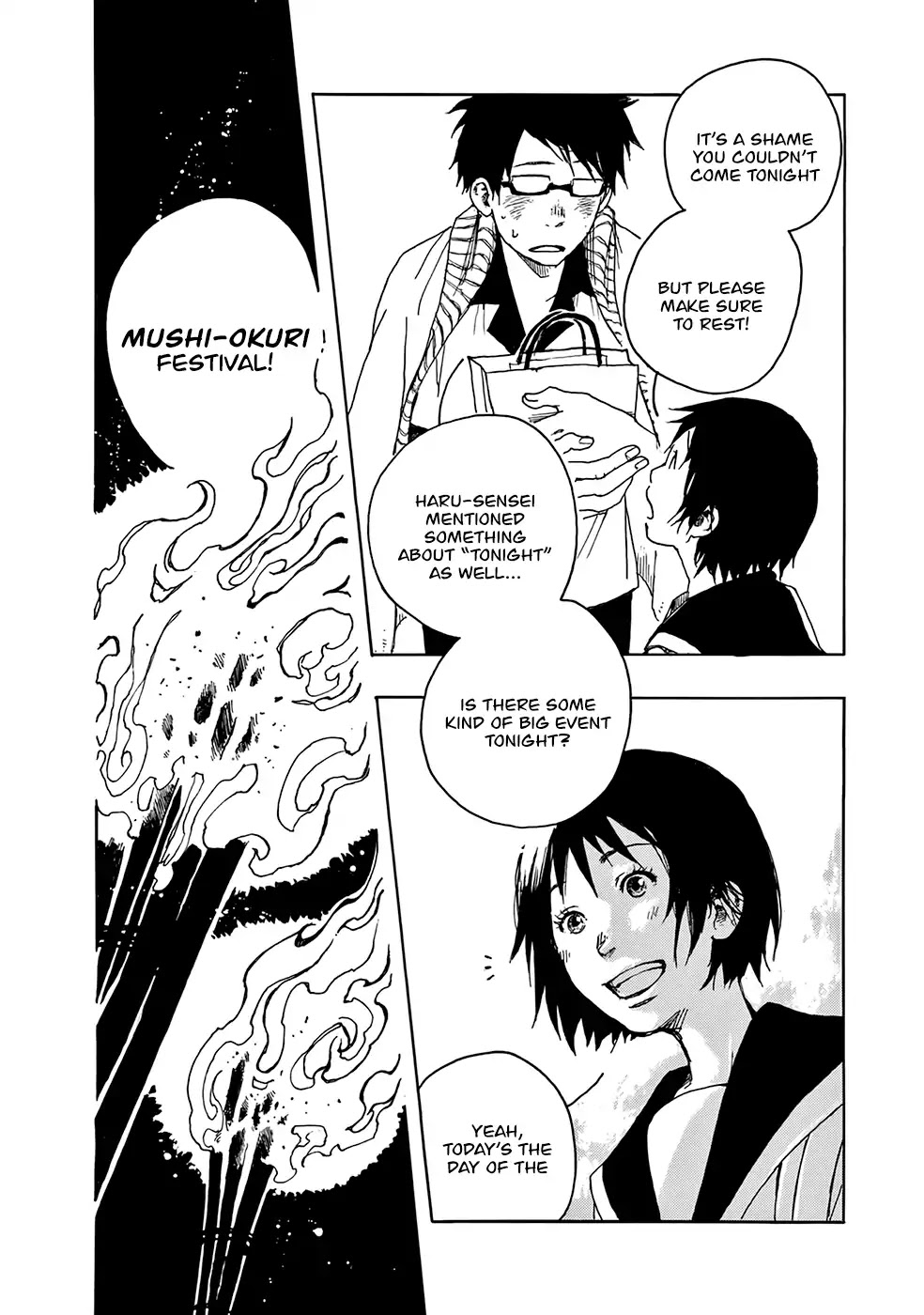 Hisakata no oto Chapter 5 page 17 - Chapter 5: The Sound of Insects
