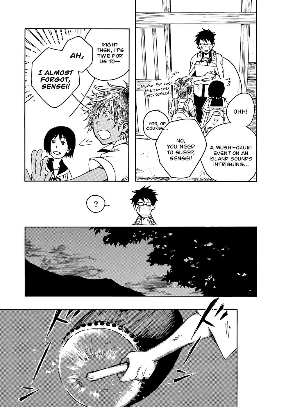Hisakata no oto Chapter 5 page 18 - Chapter 5: The Sound of Insects