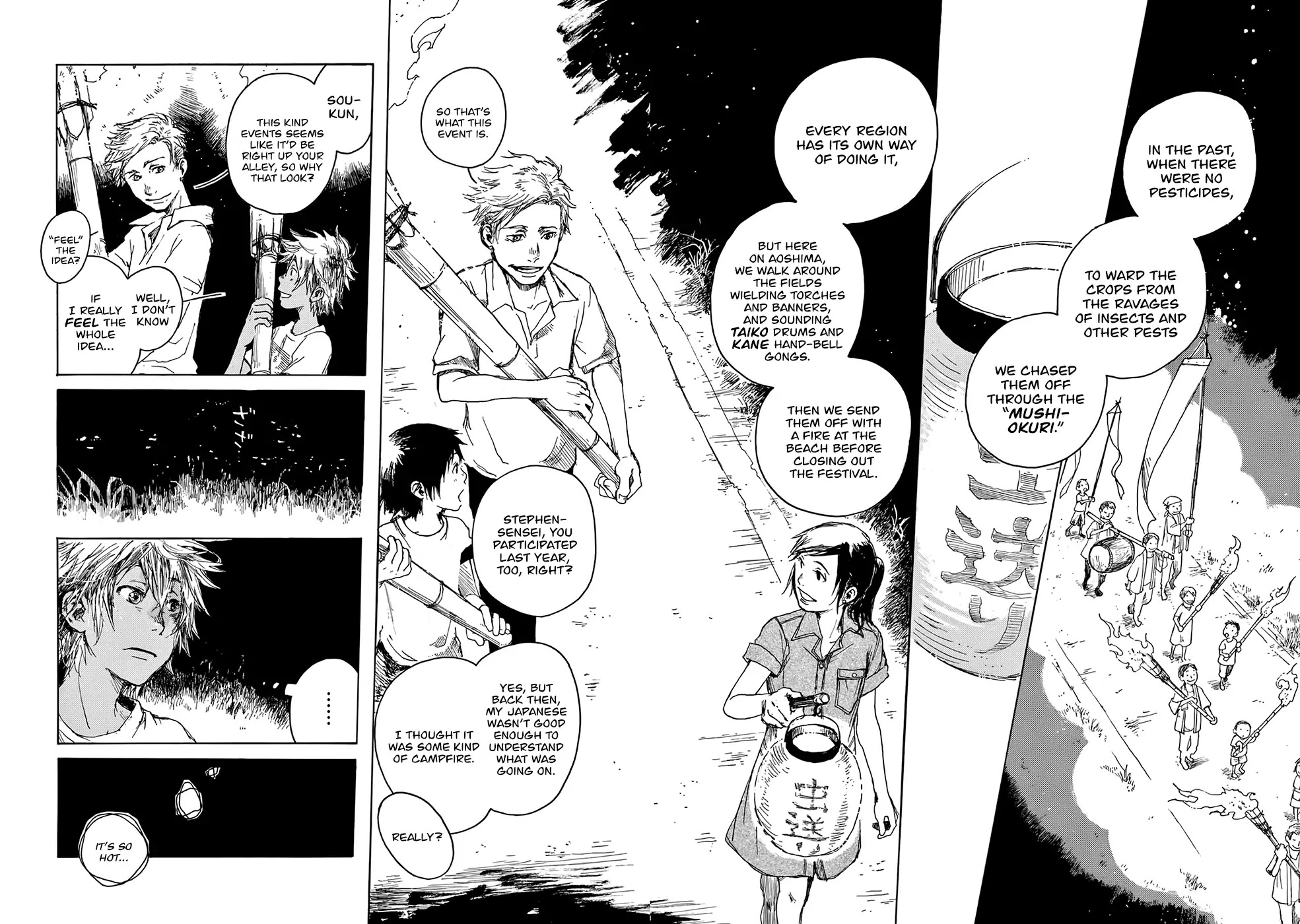 Hisakata no oto Chapter 5 page 19 - Chapter 5: The Sound of Insects