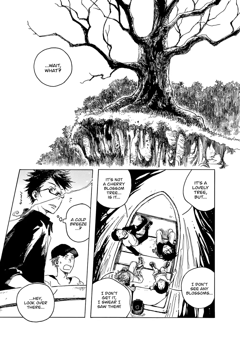 Hisakata no oto Chapter 8 page 14 - Chapter 8: The Sound of Blossoms