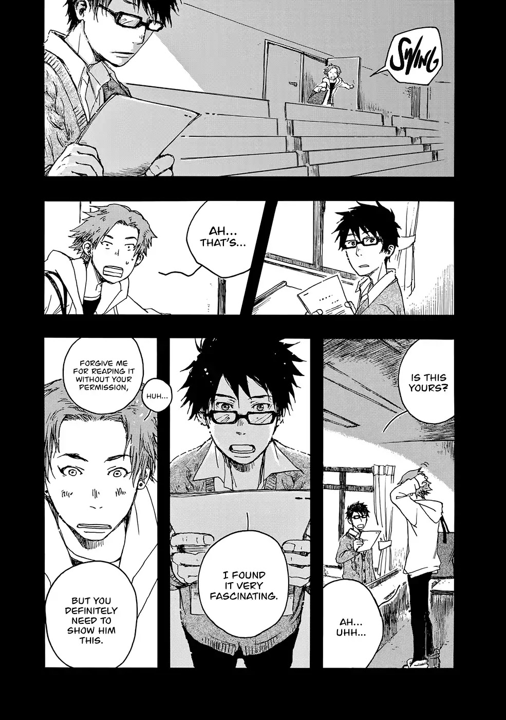 Hisakata no oto Chapter 8 page 27 - Chapter 8: The Sound of Blossoms