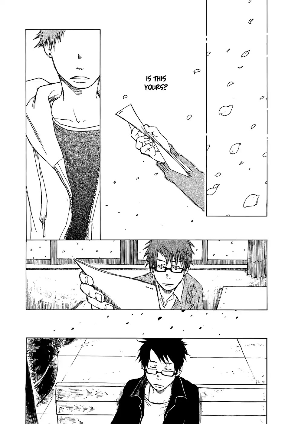 Hisakata no oto Chapter 8 page 4 - Chapter 8: The Sound of Blossoms