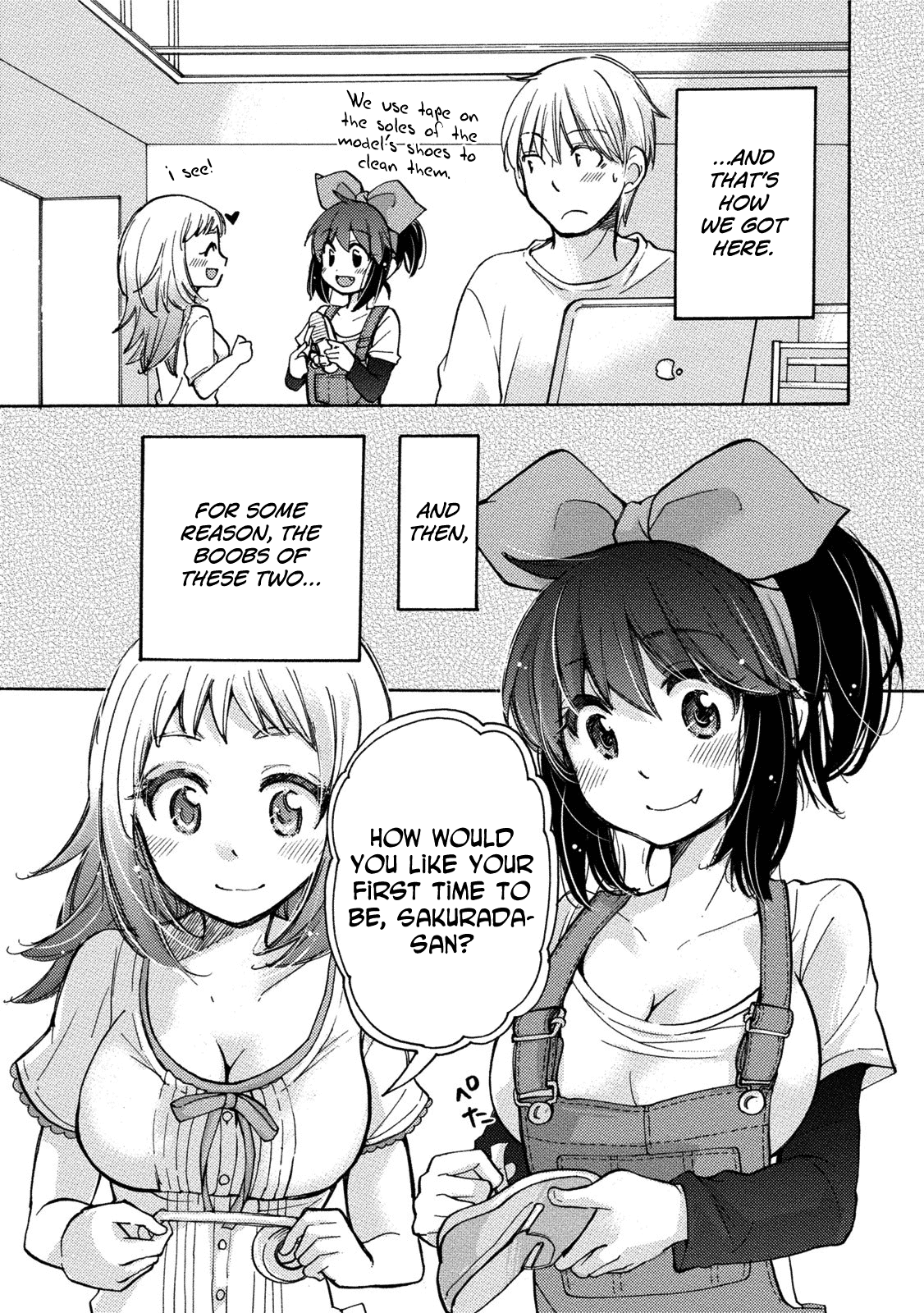 Hissatsu! Paipai Talk Chapter 6 page 7 - Chapter 6: Boob's Budding Love