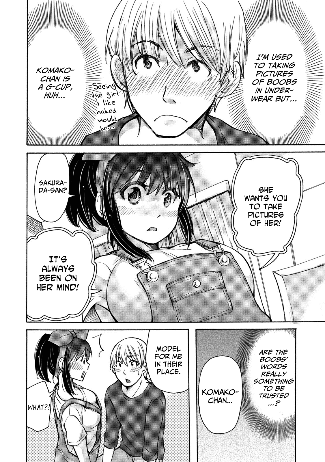 Hissatsu! Paipai Talk Chapter 8.5 page 12 - Chapter 8.5: Thus Spoke the Boobs
