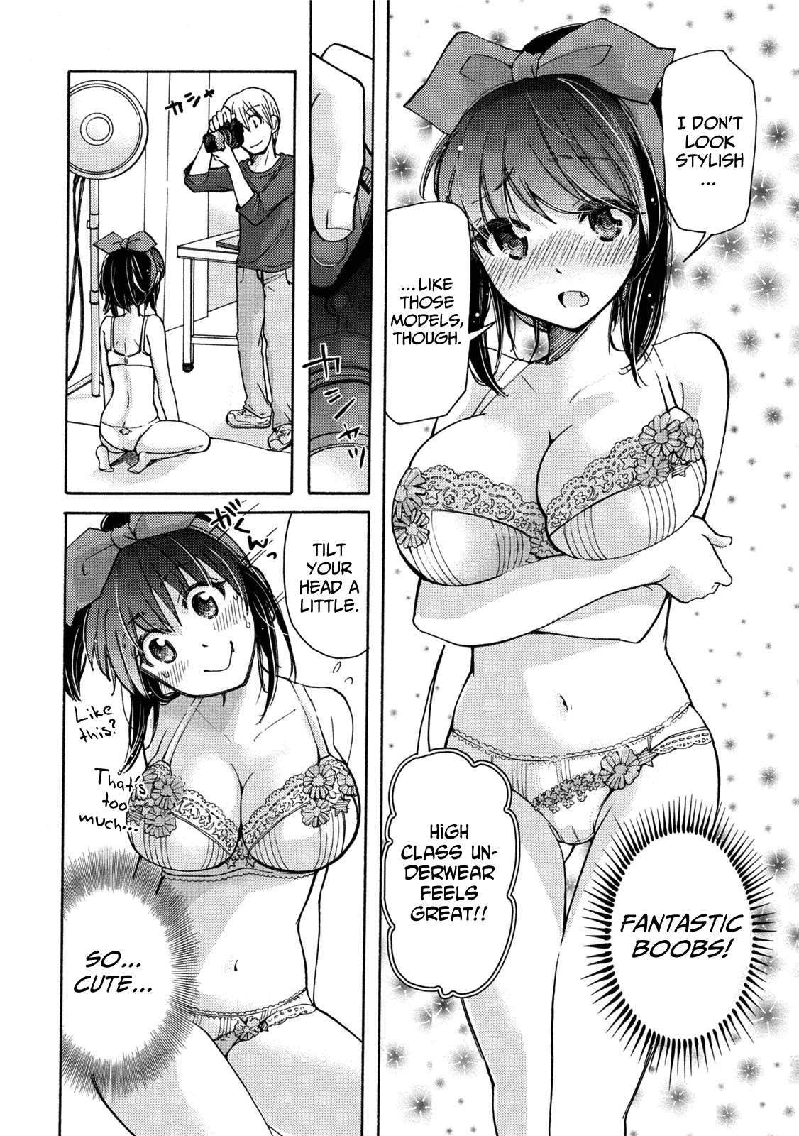 Hissatsu! Paipai Talk Chapter 8.5 page 14 - Chapter 8.5: Thus Spoke the Boobs