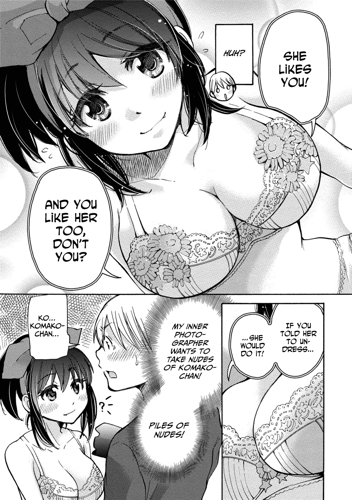Hissatsu! Paipai Talk Chapter 8.5 page 15 - Chapter 8.5: Thus Spoke the Boobs