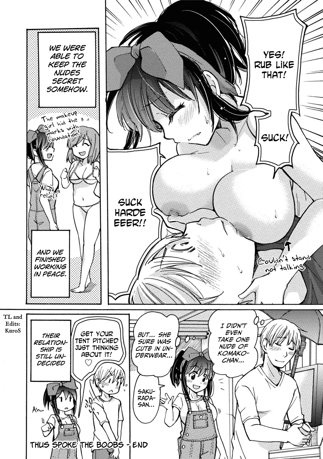Hissatsu! Paipai Talk Chapter 8.5 page 20 - Chapter 8.5: Thus Spoke the Boobs