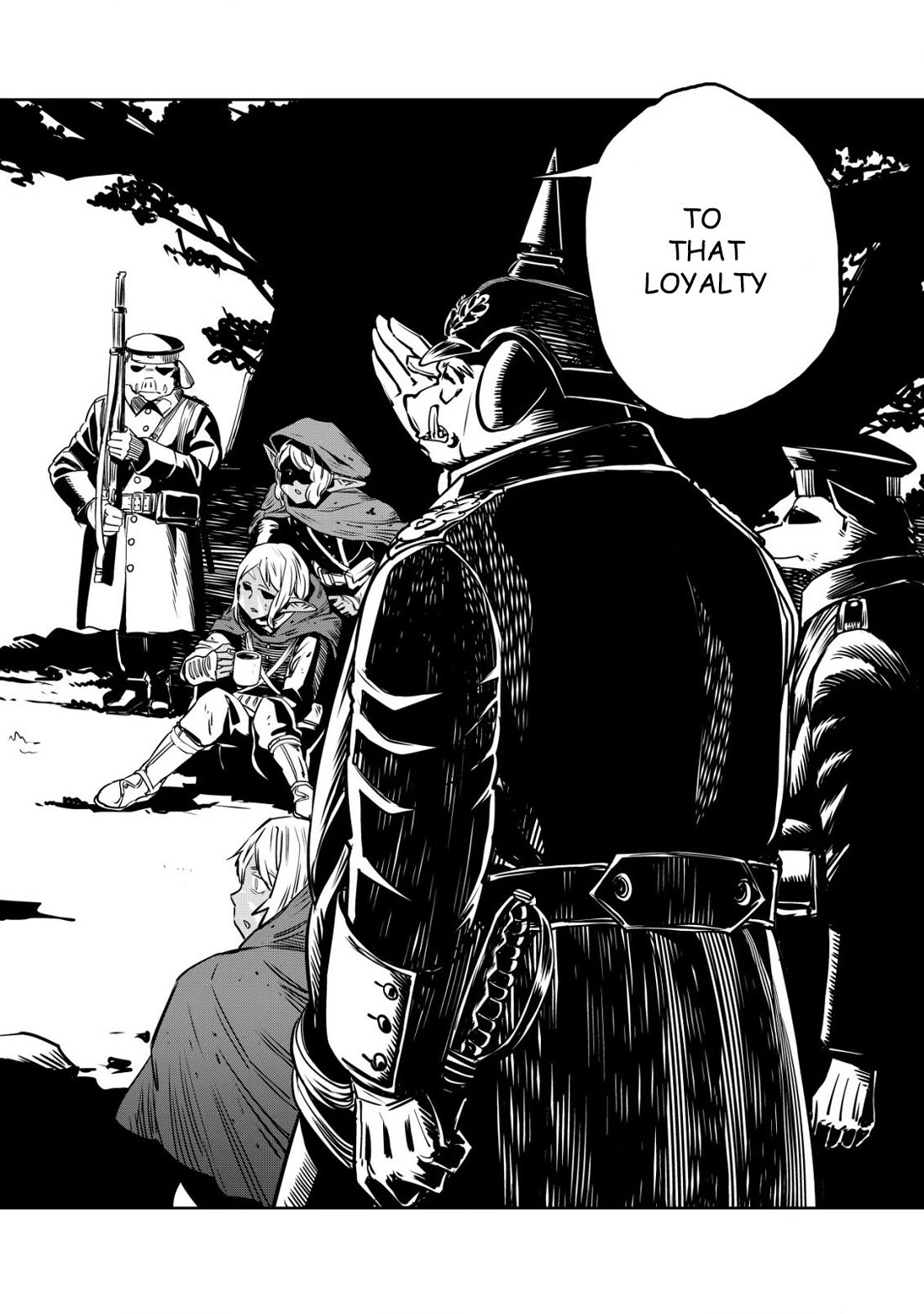 History of the Kingdom of the Orcsen: How the Barbarian Orcish Nation Came to Burn Down the Peaceful Elfland Chapter 1 page 61 - Chapter 1