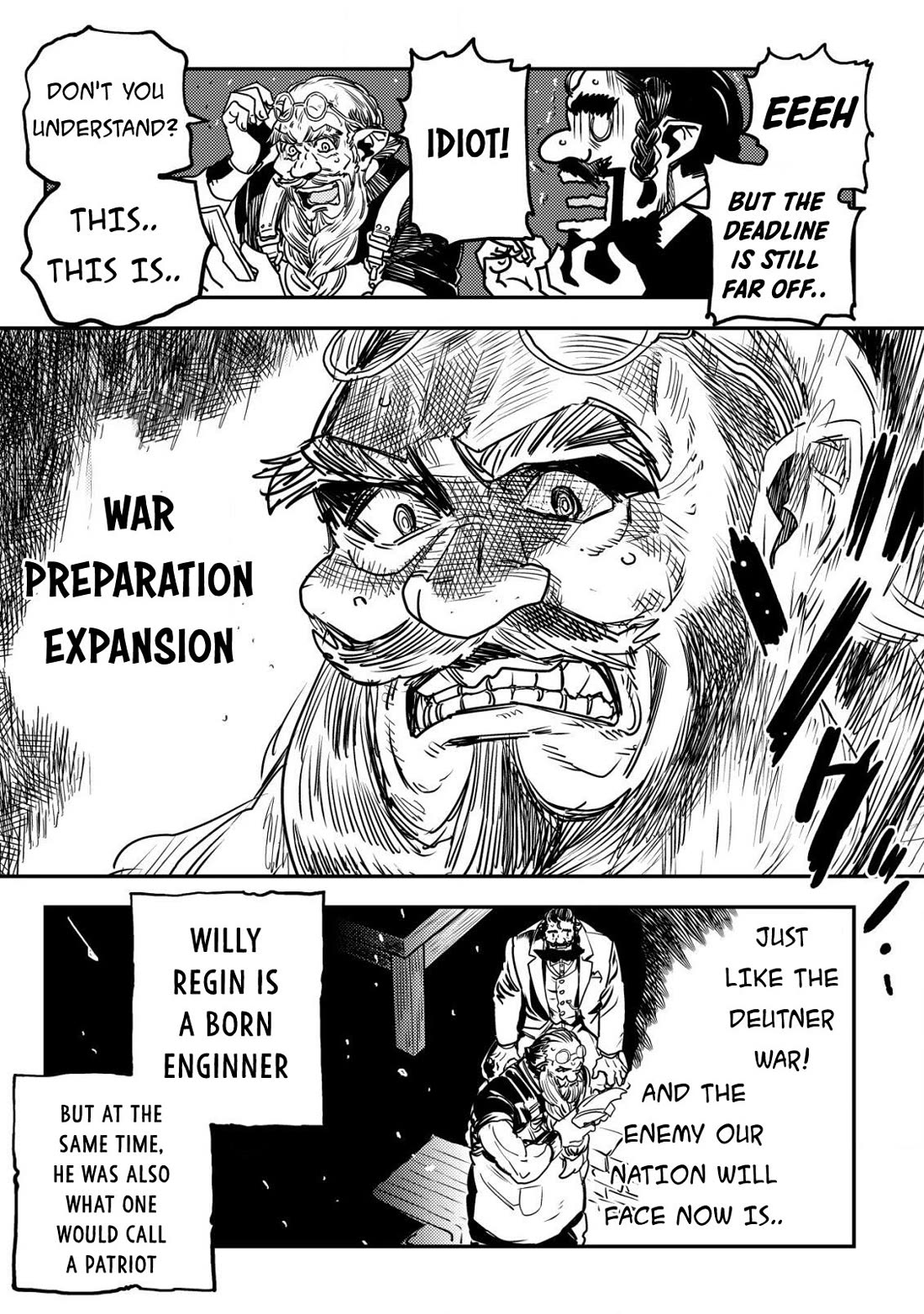 History of the Kingdom of the Orcsen: How the Barbarian Orcish Nation Came to Burn Down the Peaceful Elfland Chapter 10 page 34 - Chapter 10: The War Plan