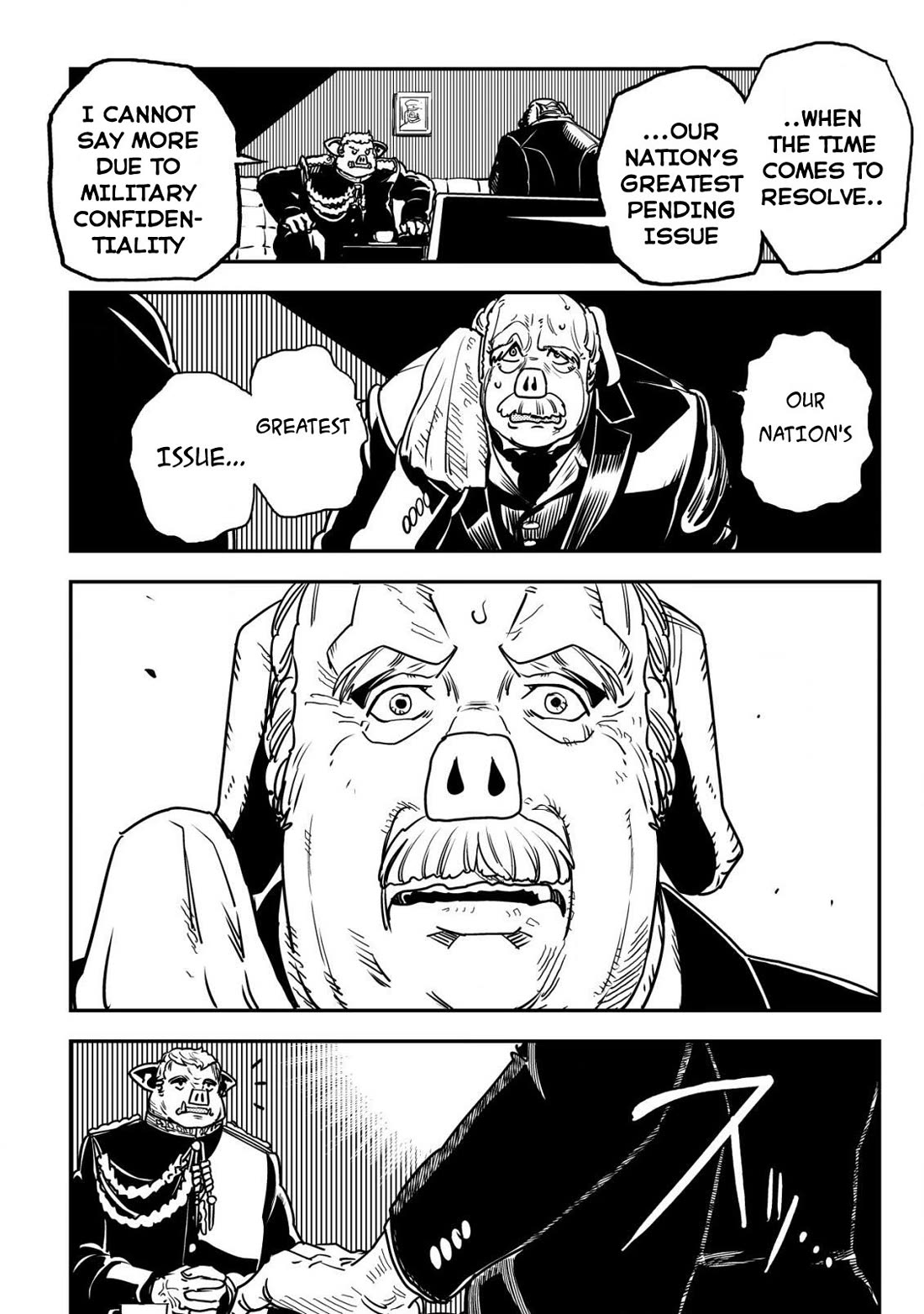 History of the Kingdom of the Orcsen: How the Barbarian Orcish Nation Came to Burn Down the Peaceful Elfland Chapter 10 page 43 - Chapter 10: The War Plan