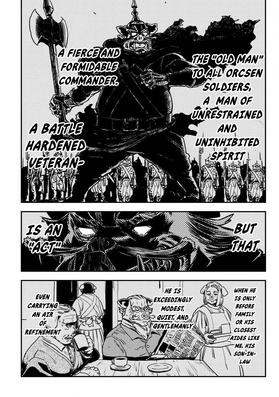 History of the Kingdom of the Orcsen: How the Barbarian Orcish Nation Came to Burn Down the Peaceful Elfland Chapter 10 page 9 - Chapter 10: The War Plan