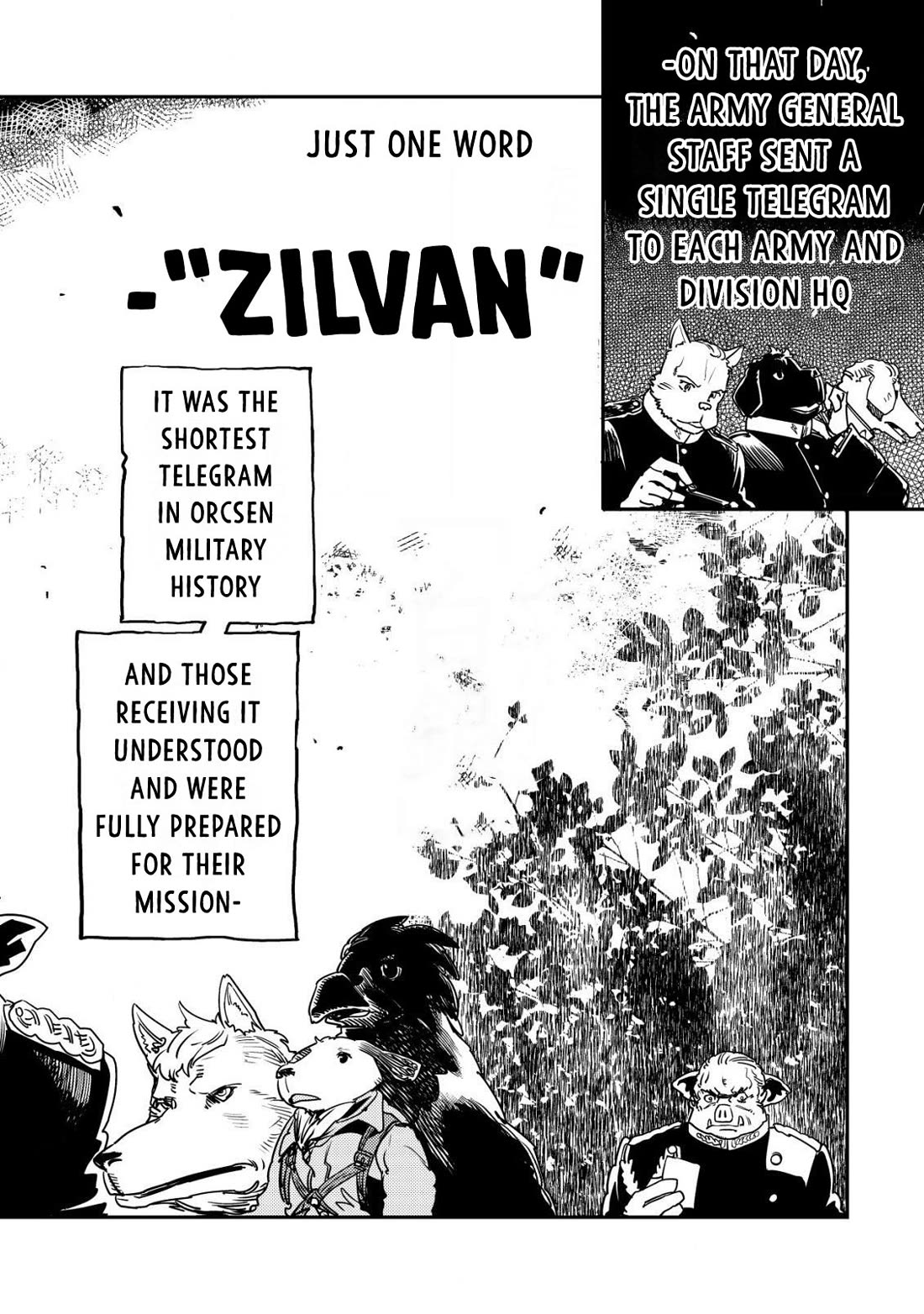 History of the Kingdom of the Orcsen: How the Barbarian Orcish Nation Came to Burn Down the Peaceful Elfland Chapter 11 page 57 - Chapter 11: The Point Of No Return