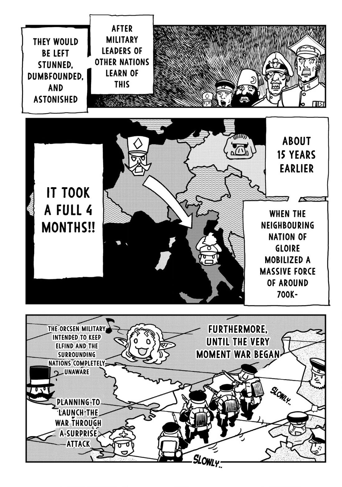 History of the Kingdom of the Orcsen: How the Barbarian Orcish Nation Came to Burn Down the Peaceful Elfland Chapter 12 page 3 - Chapter 12: The Accursed 12 Days