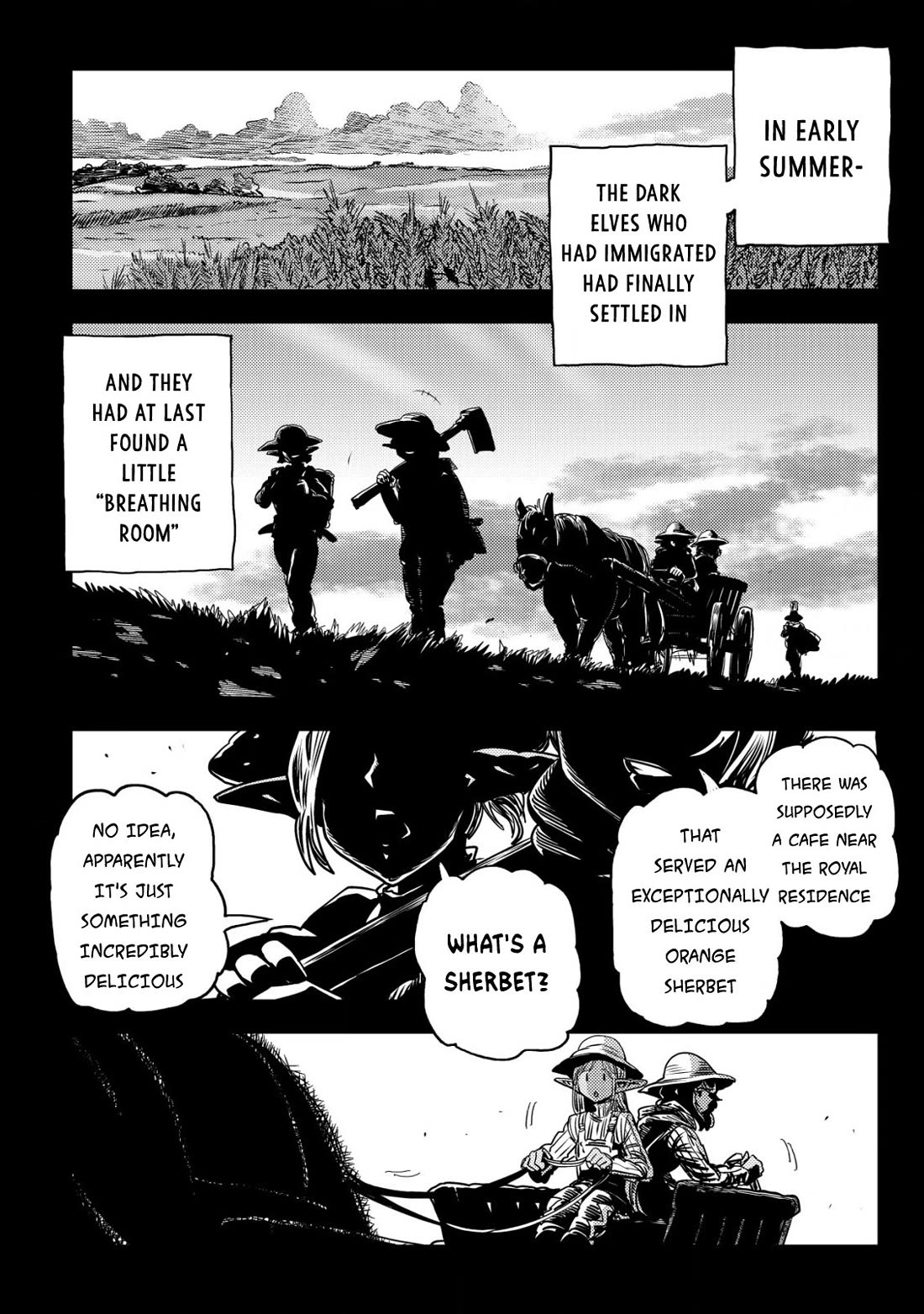 History of the Kingdom of the Orcsen: How the Barbarian Orcish Nation Came to Burn Down the Peaceful Elfland Chapter 12 page 41 - Chapter 12: The Accursed 12 Days