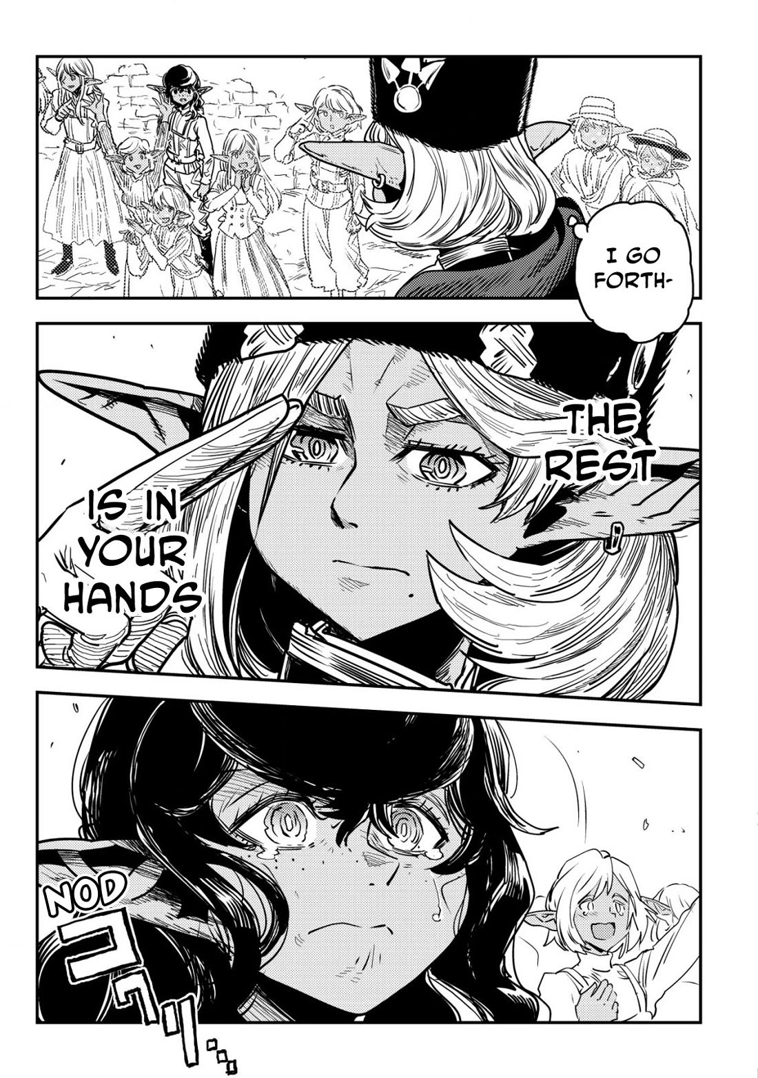 History of the Kingdom of the Orcsen: How the Barbarian Orcish Nation Came to Burn Down the Peaceful Elfland Chapter 12 page 48 - Chapter 12: The Accursed 12 Days