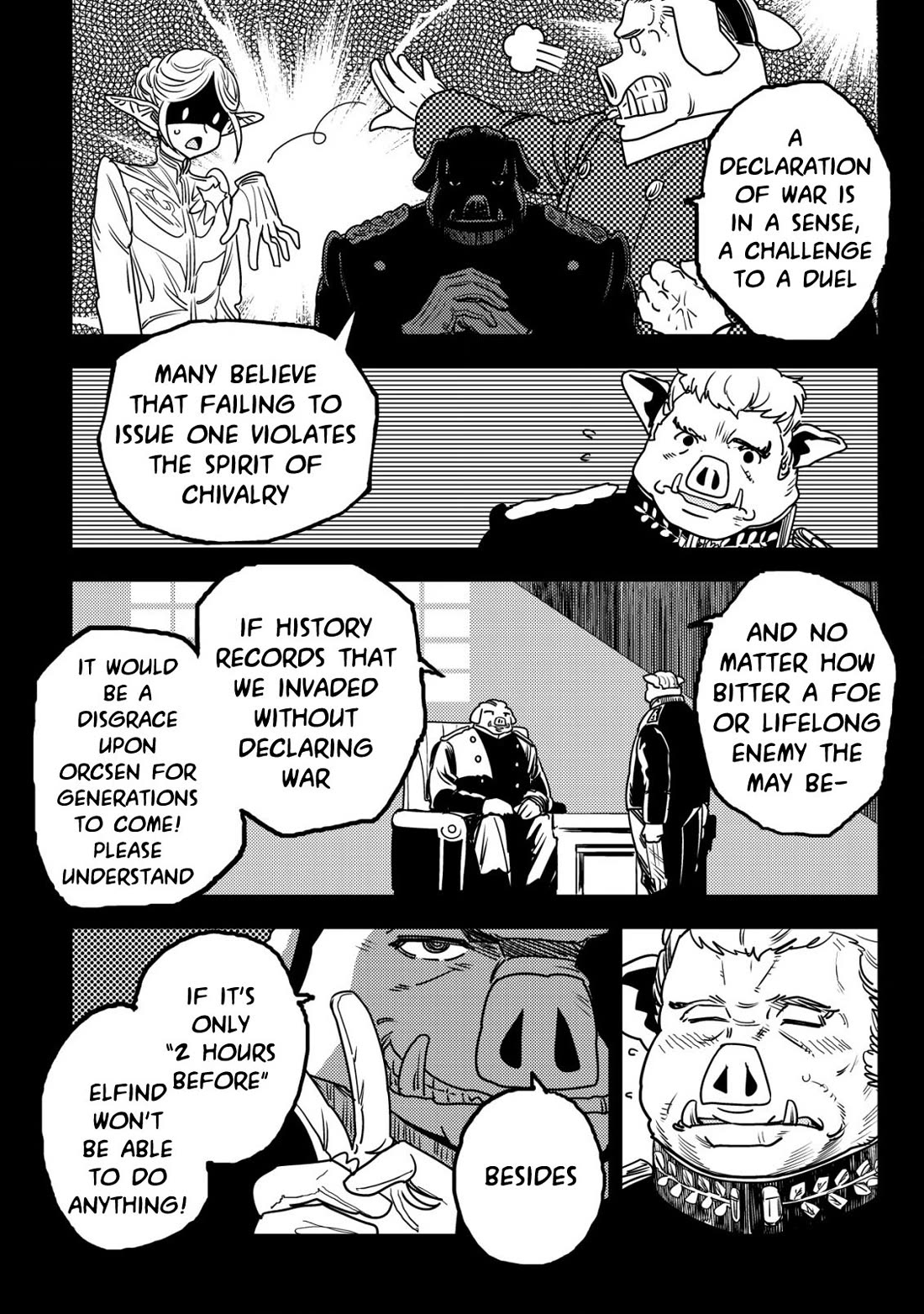 History of the Kingdom of the Orcsen: How the Barbarian Orcish Nation Came to Burn Down the Peaceful Elfland Chapter 13 page 21 - Chapter 13: The Century Star