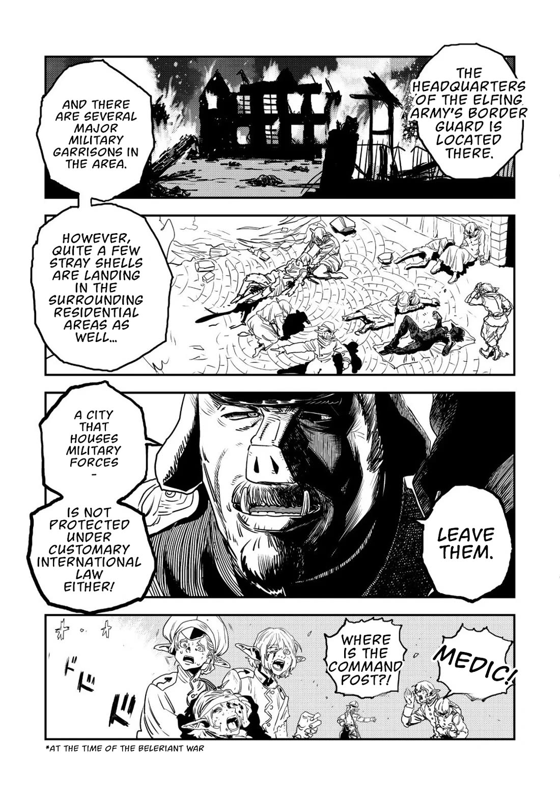 History of the Kingdom of the Orcsen: How the Barbarian Orcish Nation Came to Burn Down the Peaceful Elfland Chapter 16 page 27 - Chapter 16: The Battle of Moria