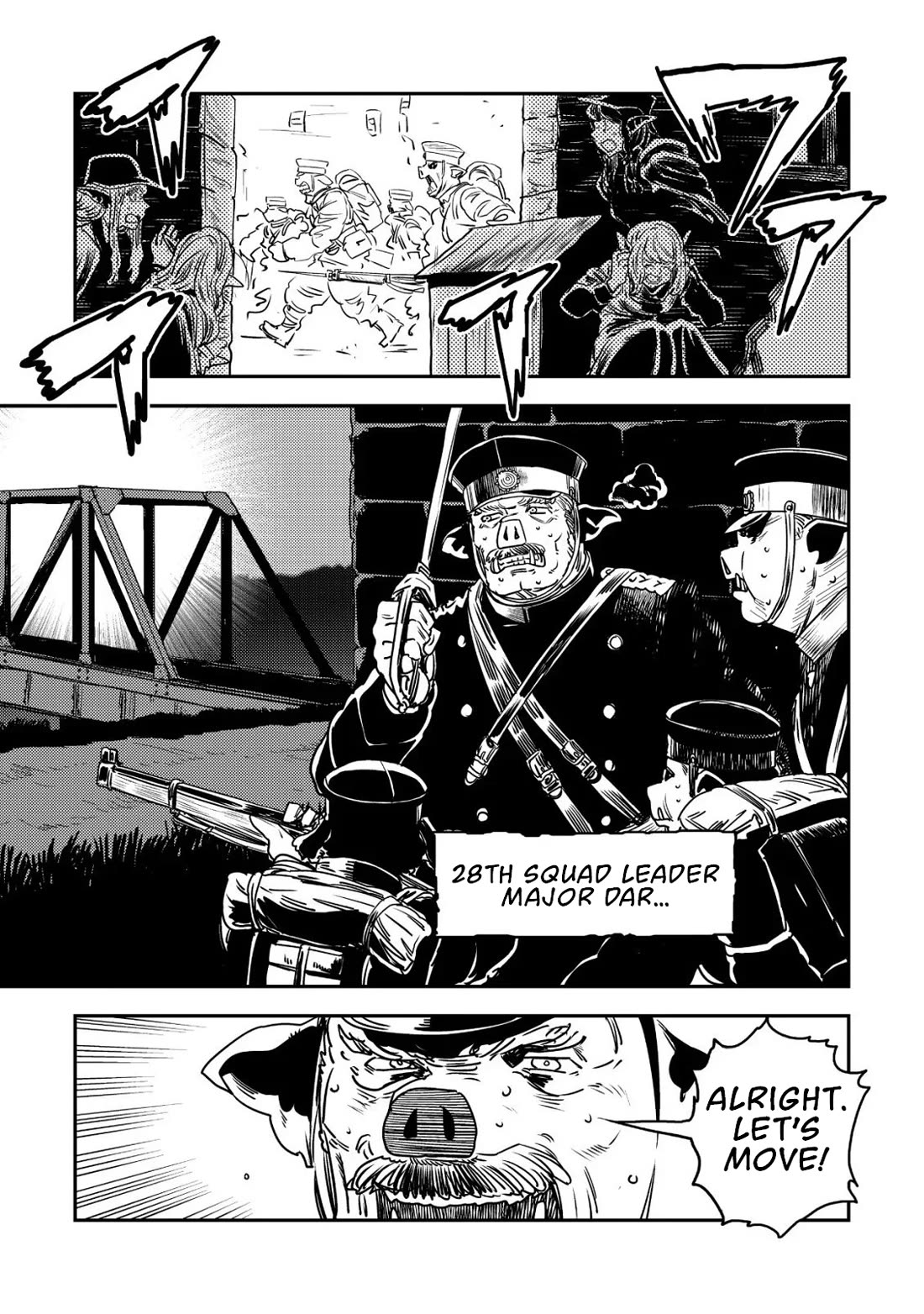 History of the Kingdom of the Orcsen: How the Barbarian Orcish Nation Came to Burn Down the Peaceful Elfland Chapter 16 page 31 - Chapter 16: The Battle of Moria