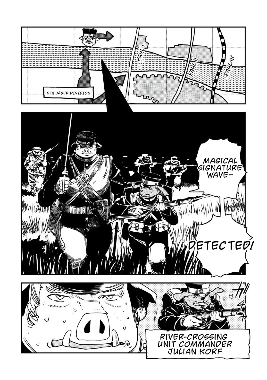 History of the Kingdom of the Orcsen: How the Barbarian Orcish Nation Came to Burn Down the Peaceful Elfland Chapter 16 page 33 - Chapter 16: The Battle of Moria