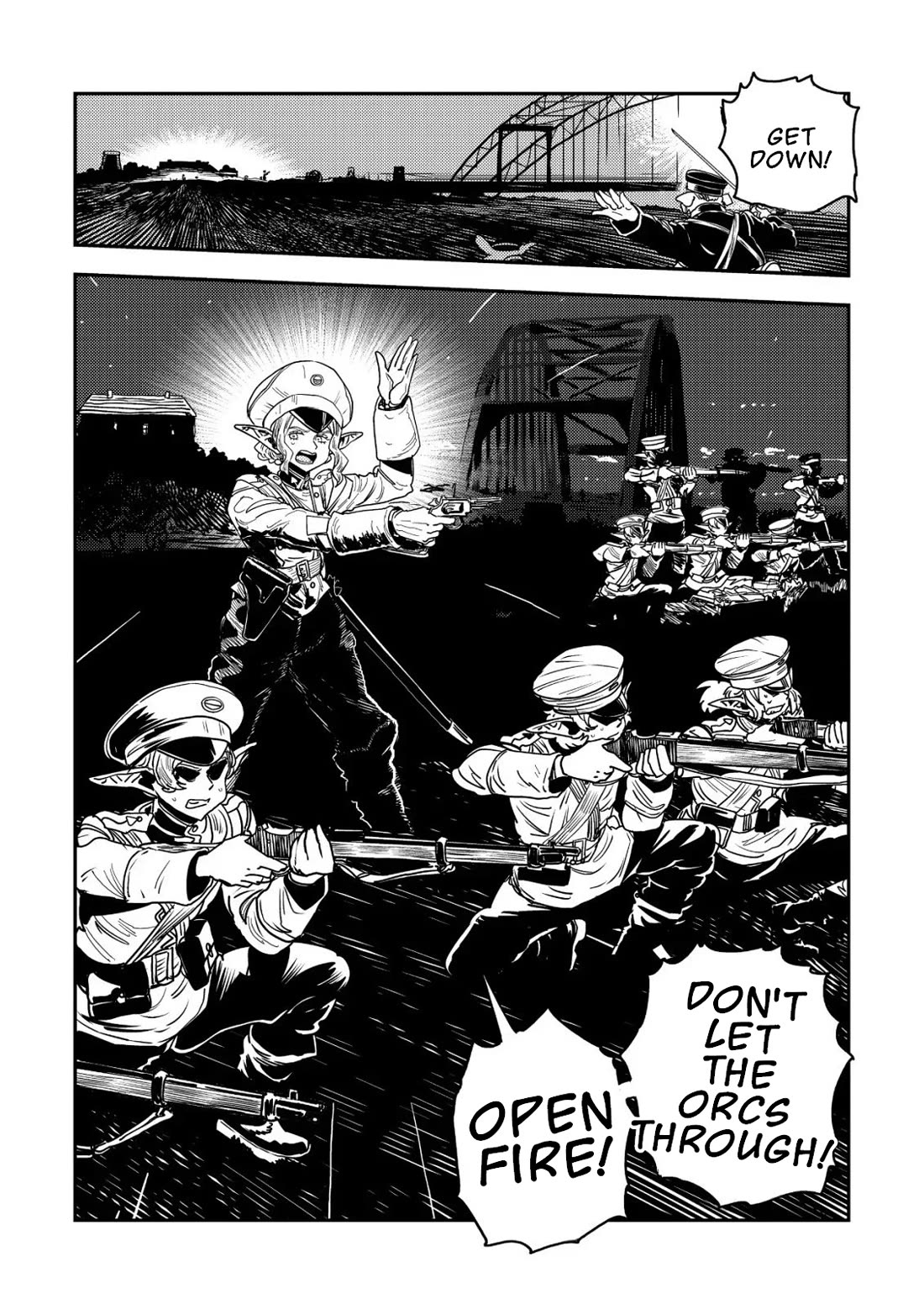 History of the Kingdom of the Orcsen: How the Barbarian Orcish Nation Came to Burn Down the Peaceful Elfland Chapter 16 page 34 - Chapter 16: The Battle of Moria