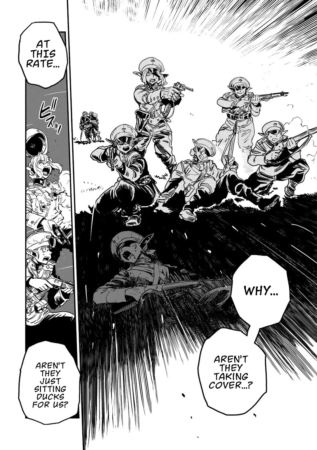 History of the Kingdom of the Orcsen: How the Barbarian Orcish Nation Came to Burn Down the Peaceful Elfland Chapter 16 page 37 - Chapter 16: The Battle of Moria