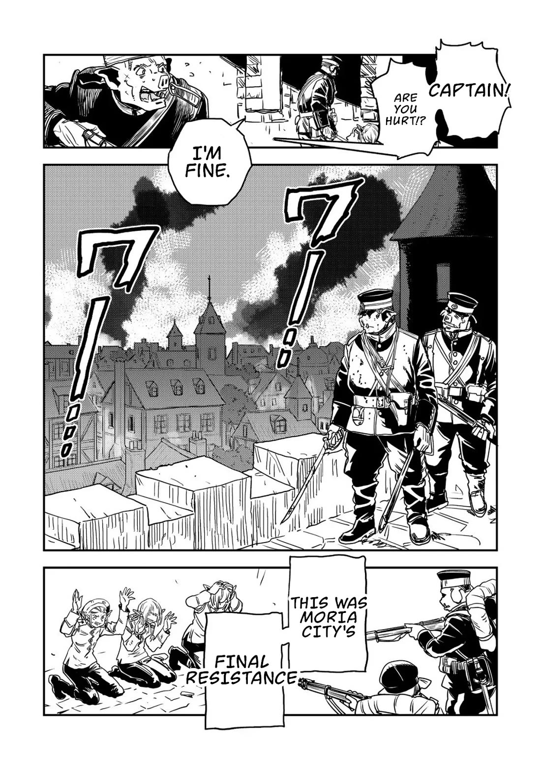 History of the Kingdom of the Orcsen: How the Barbarian Orcish Nation Came to Burn Down the Peaceful Elfland Chapter 16 page 47 - Chapter 16: The Battle of Moria