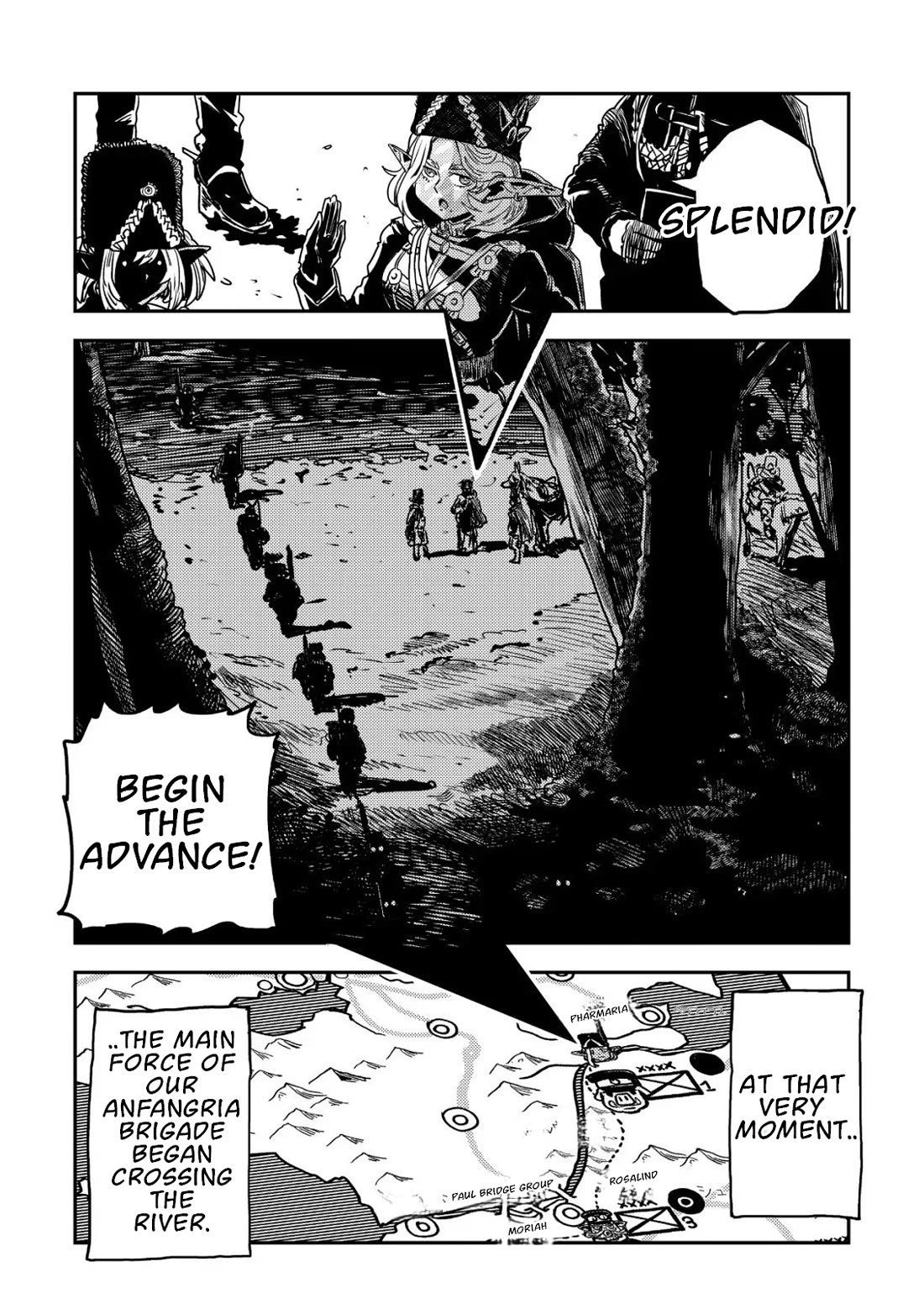 History of the Kingdom of the Orcsen: How the Barbarian Orcish Nation Came to Burn Down the Peaceful Elfland Chapter 16 page 5 - Chapter 16: The Battle of Moria